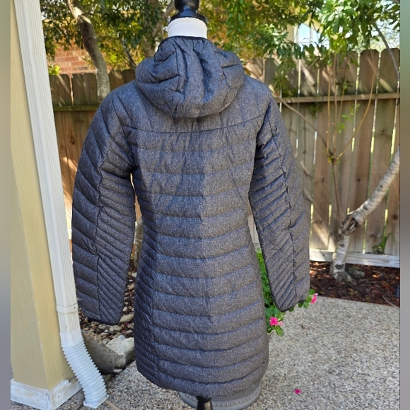 Eddie Bauer Women's Astoria Hooded Down Parka Gray Puffer Coat S - Picture 5 of 14